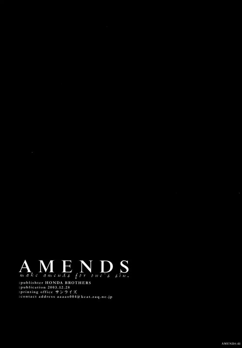 AMENDS 41ページ