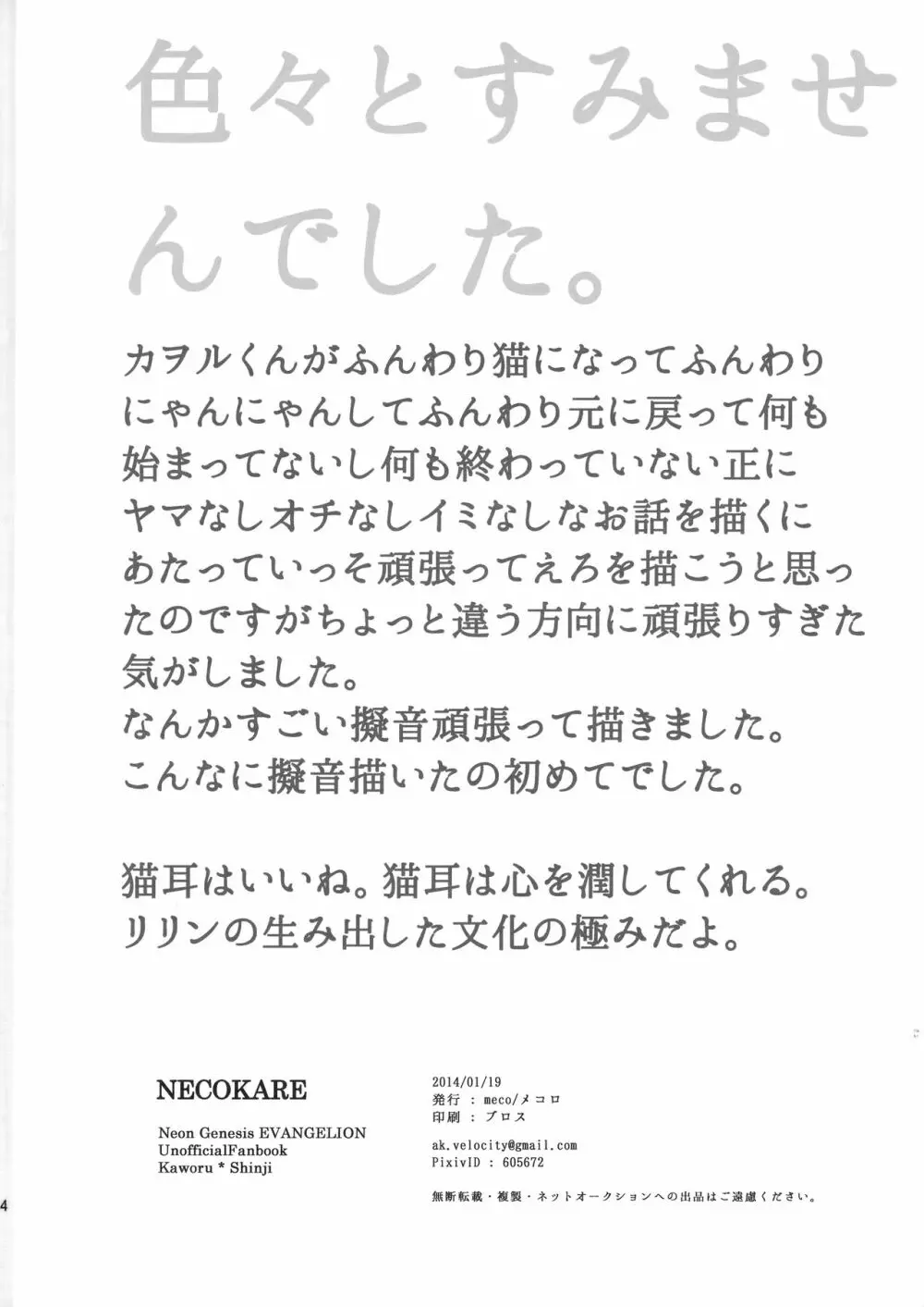 necokare 33ページ