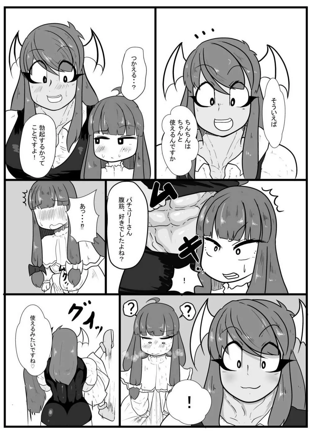 倒錯! ぱちゅこあっくす 4ページ