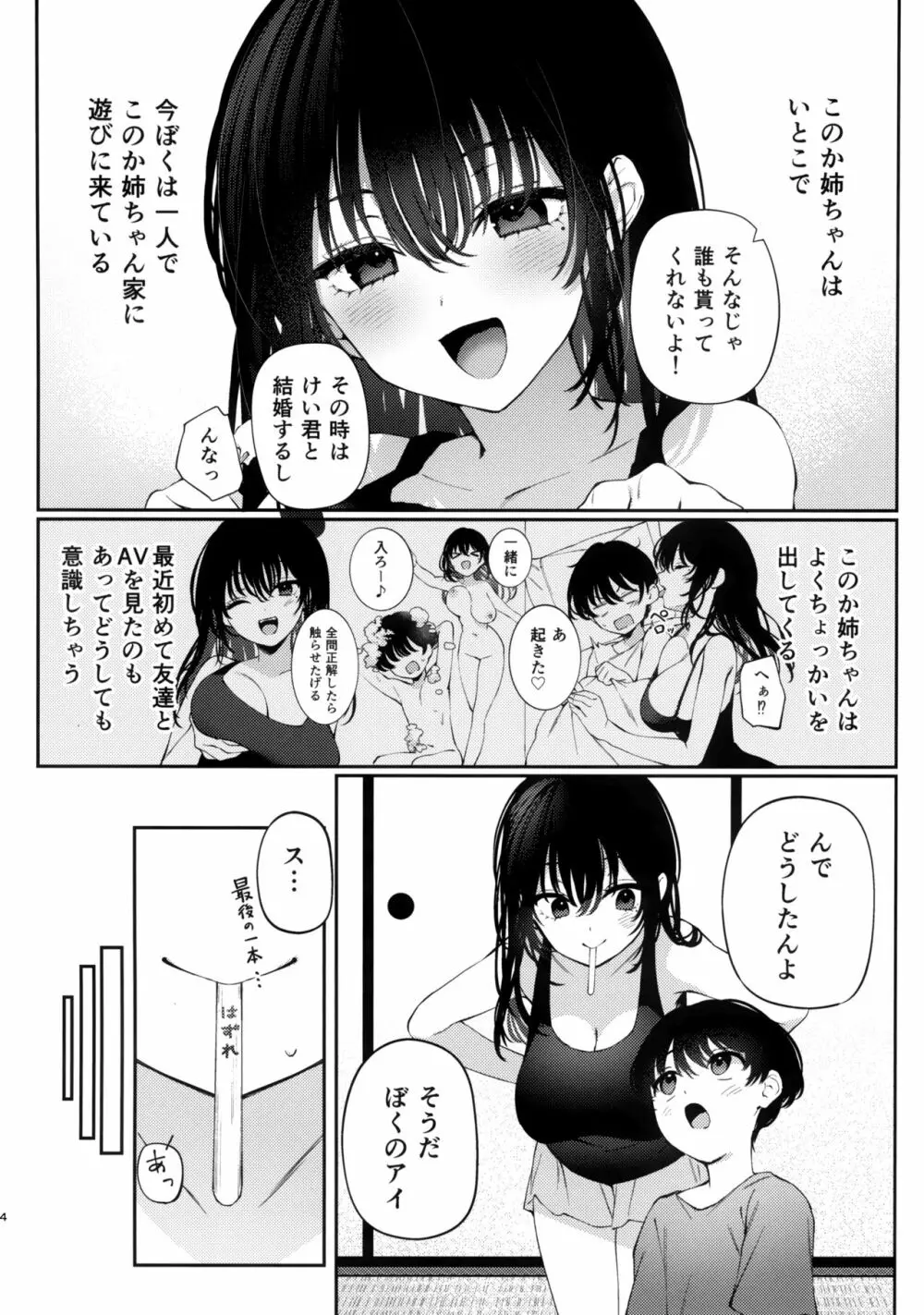 ぼくの夏休みの想い出 3ページ