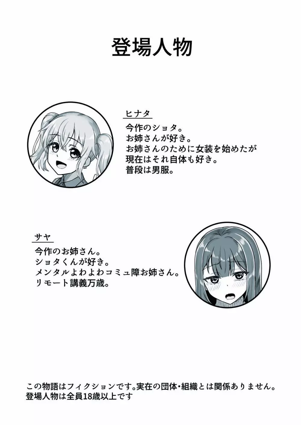 おねえさんと女装ショタ 4ページ