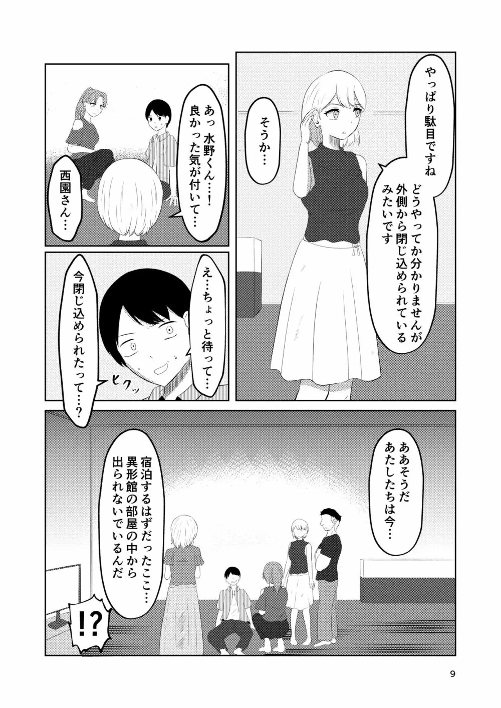 相互変身の館 9ページ