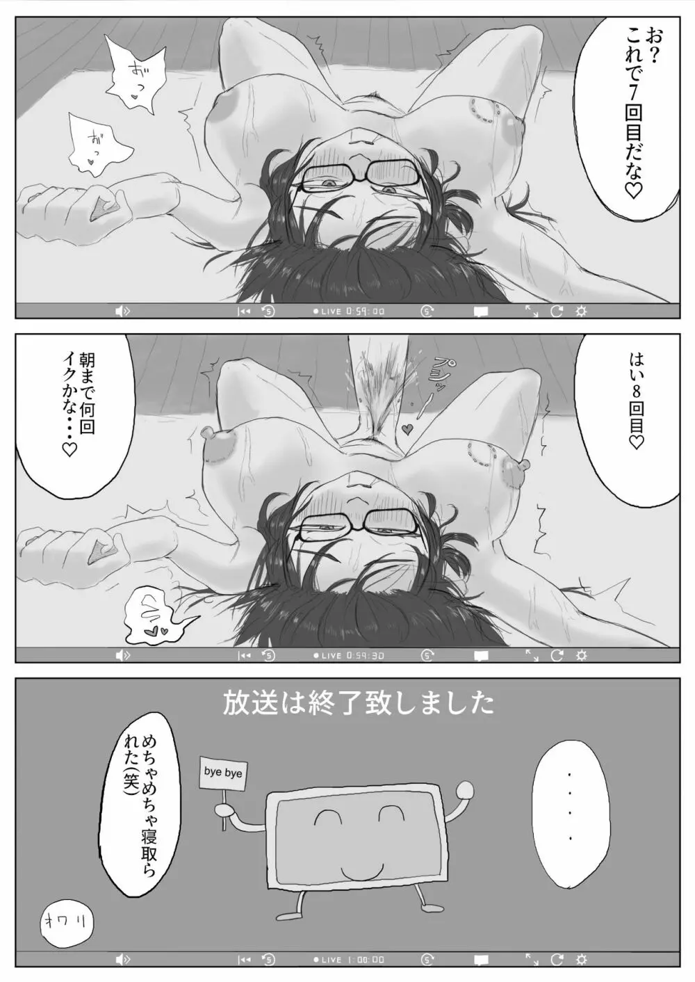 地味子ちゃんのntrれ生放送 35ページ