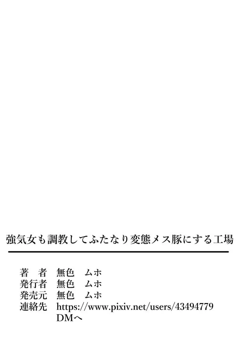 強気女も調教してふたなり変態メス豚にする工場 36ページ