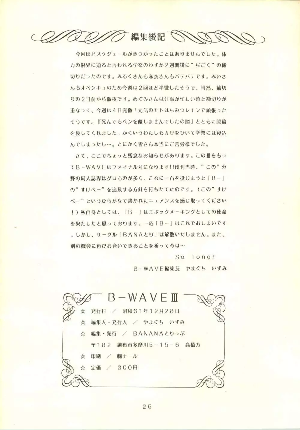 B-WAVE III 27ページ