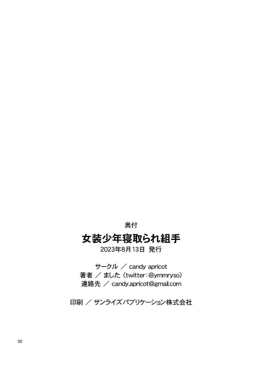 女装少年寝取られ組手 29ページ