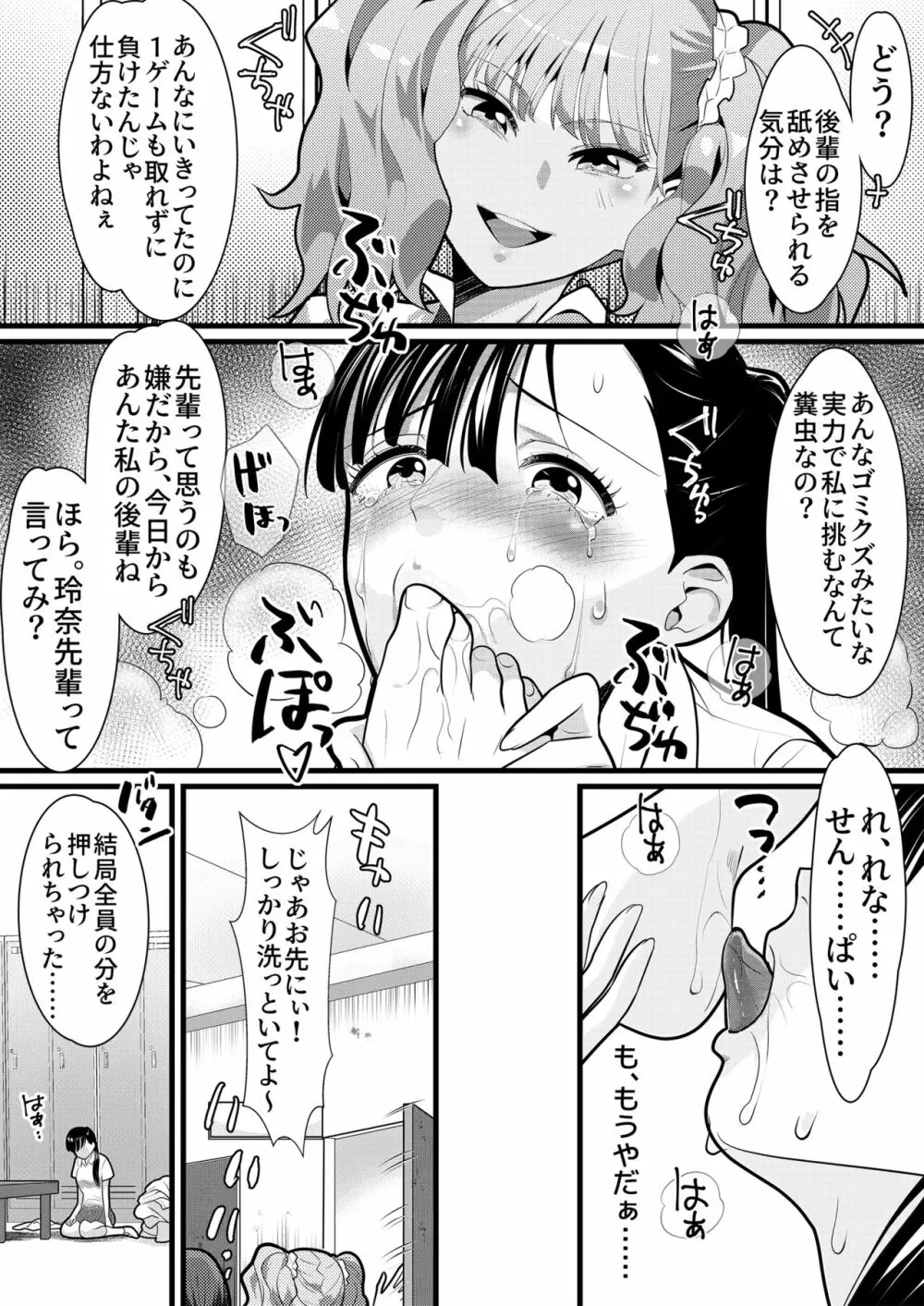 テニス部の先輩いじめ2 8ページ