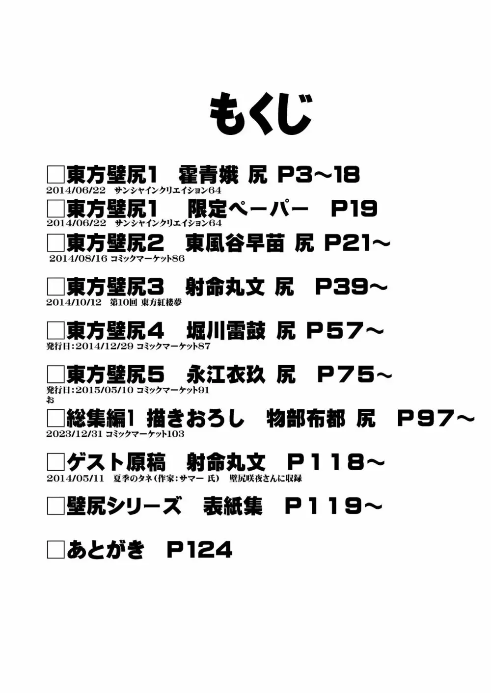 東方壁尻総集編1 3ページ