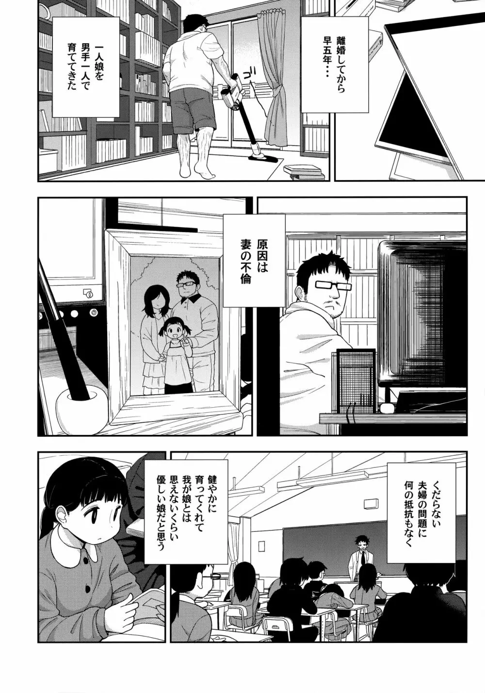 地味な一人娘が妻の代わりにセフレになってくれた話 7ページ