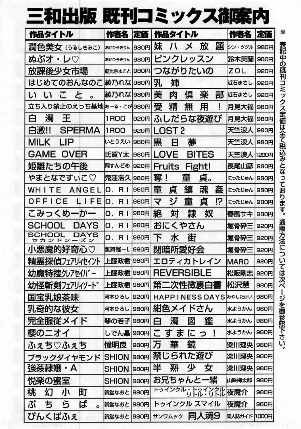 コミック・マショウ 2005年11月号 224ページ