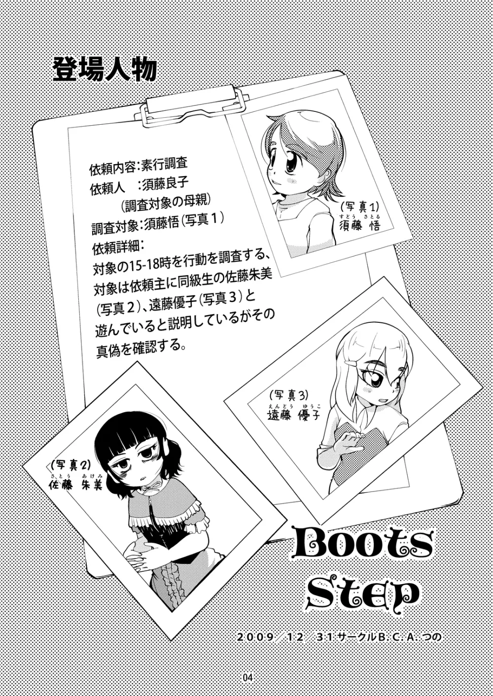 Boots Step 3ページ