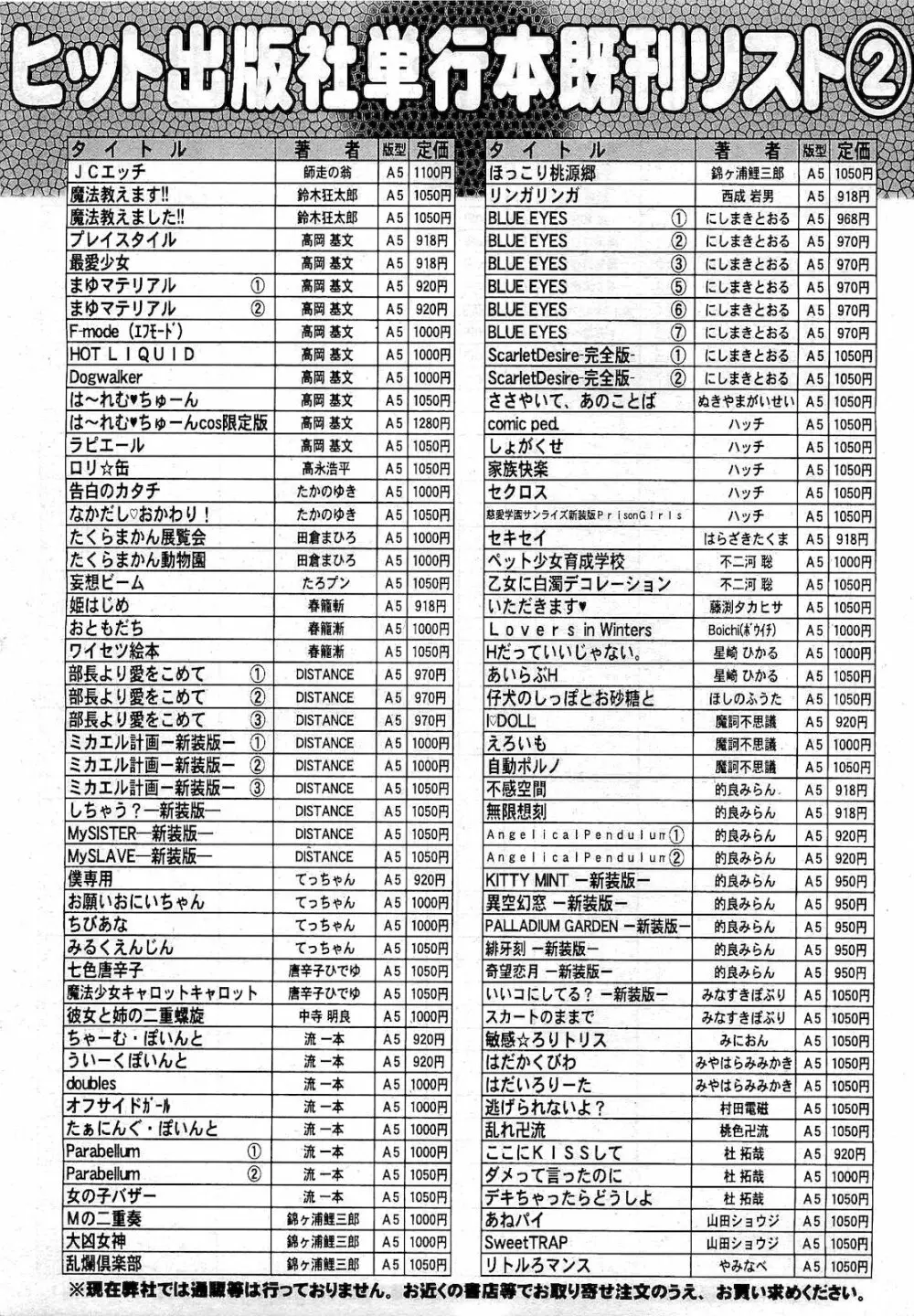 COMIC 阿吽 2011年01月号 517ページ