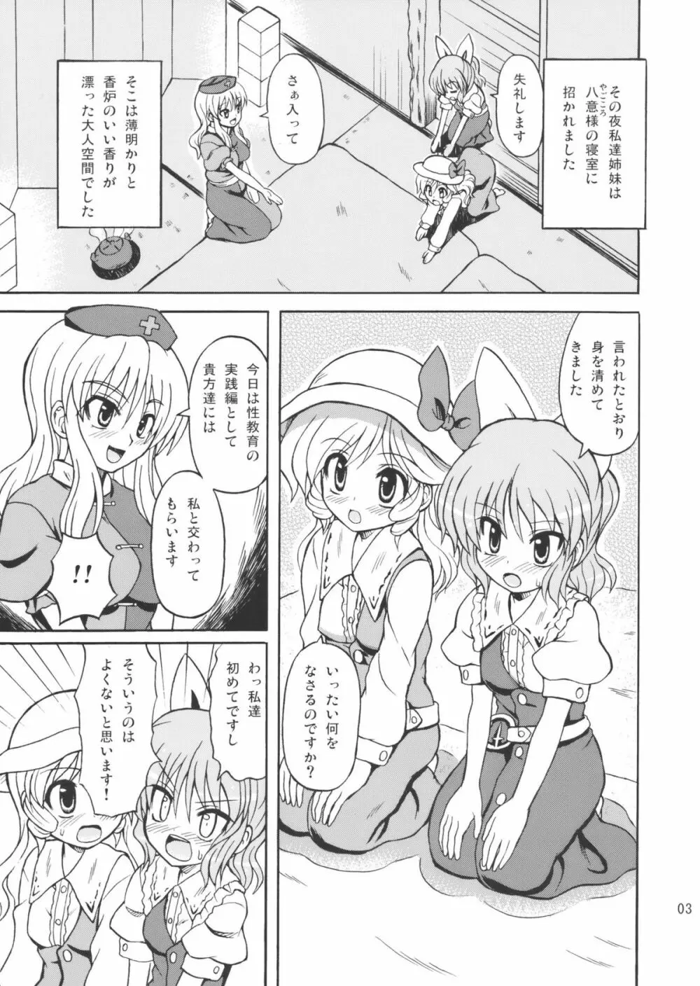 東方綿月乱舞 3ページ