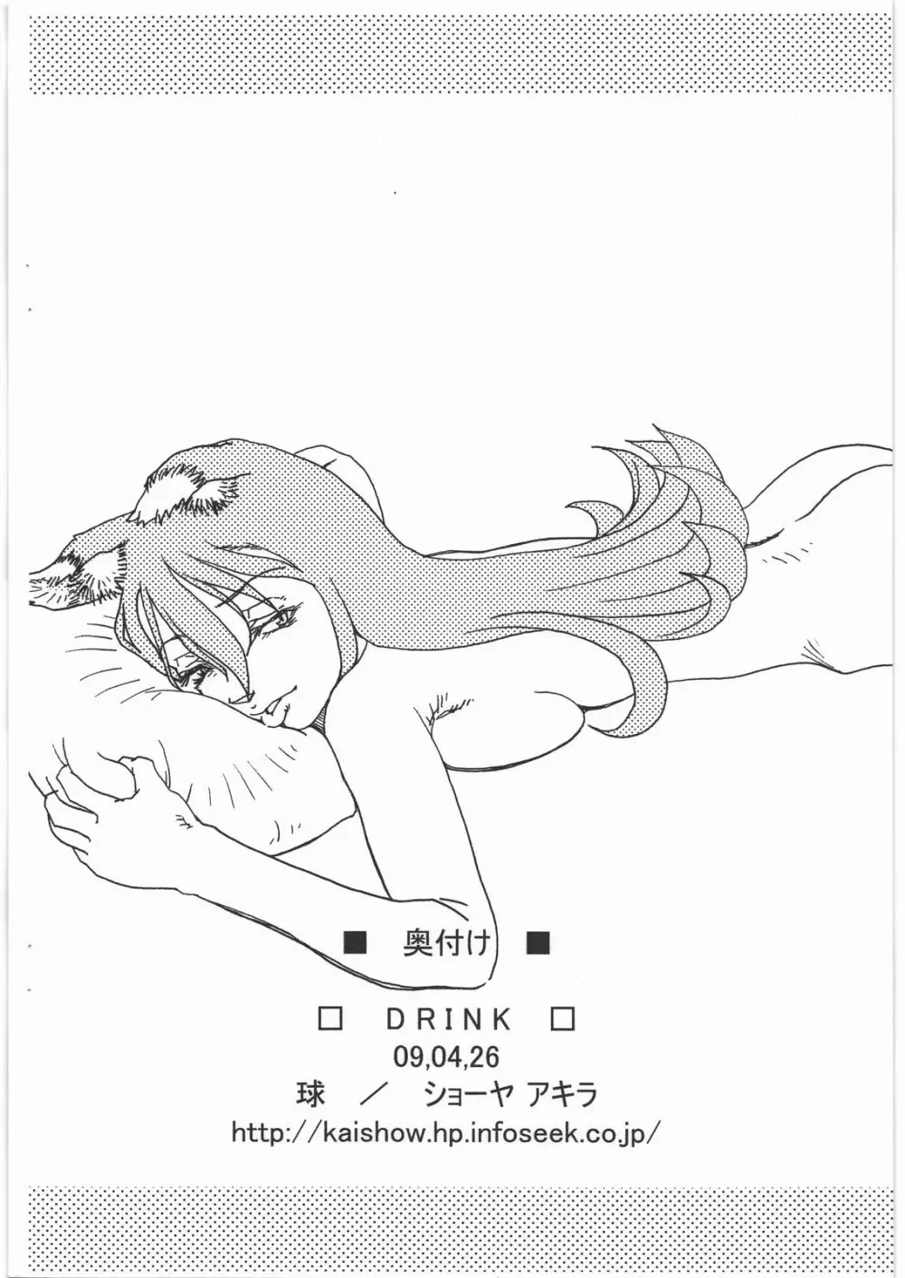 DRINK 13ページ