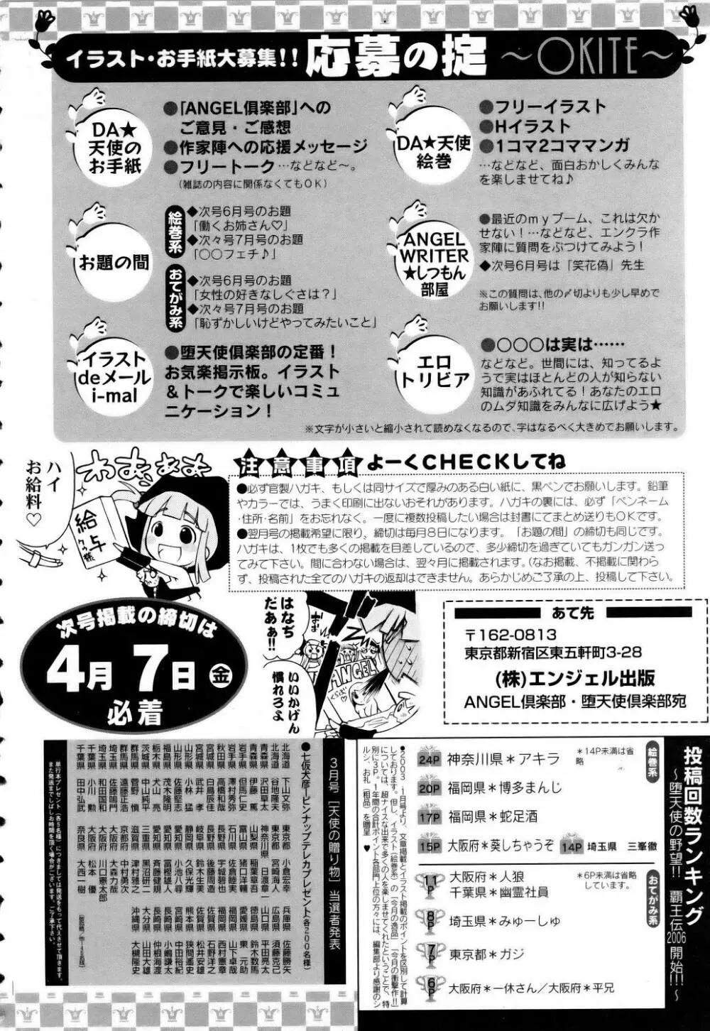 ANGEL 倶楽部 2006年5月号 421ページ