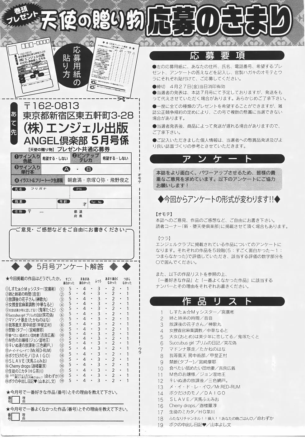 ANGEL 倶楽部 2007年5月号 425ページ