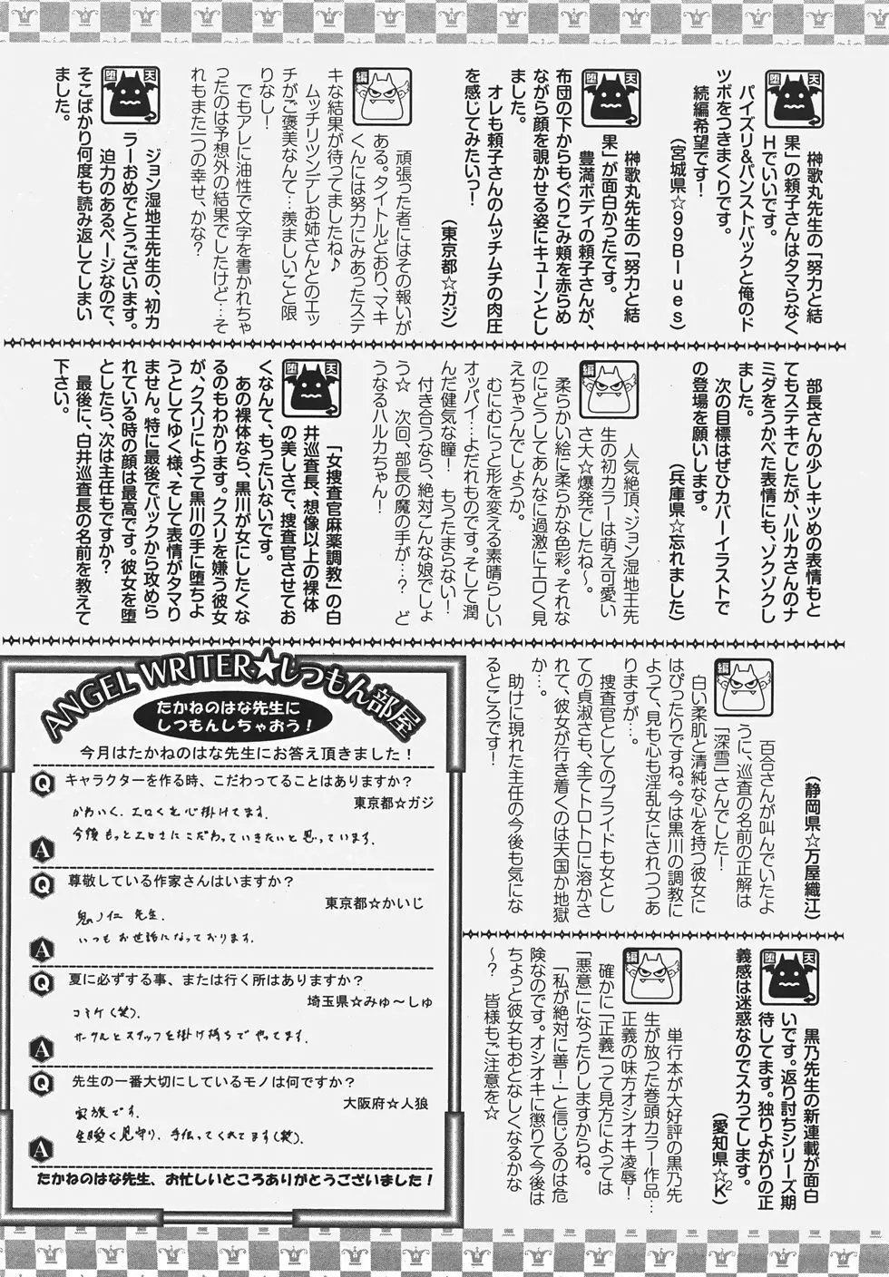 ANGEL 倶楽部 2007年8月号 417ページ