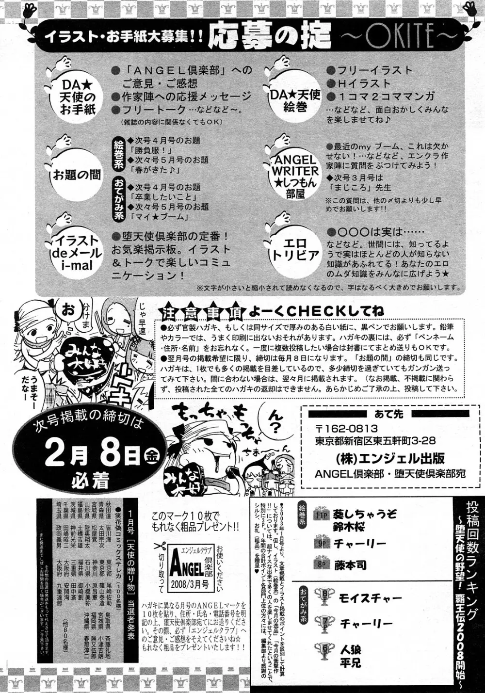 ANGEL 倶楽部 2008年3月号 422ページ