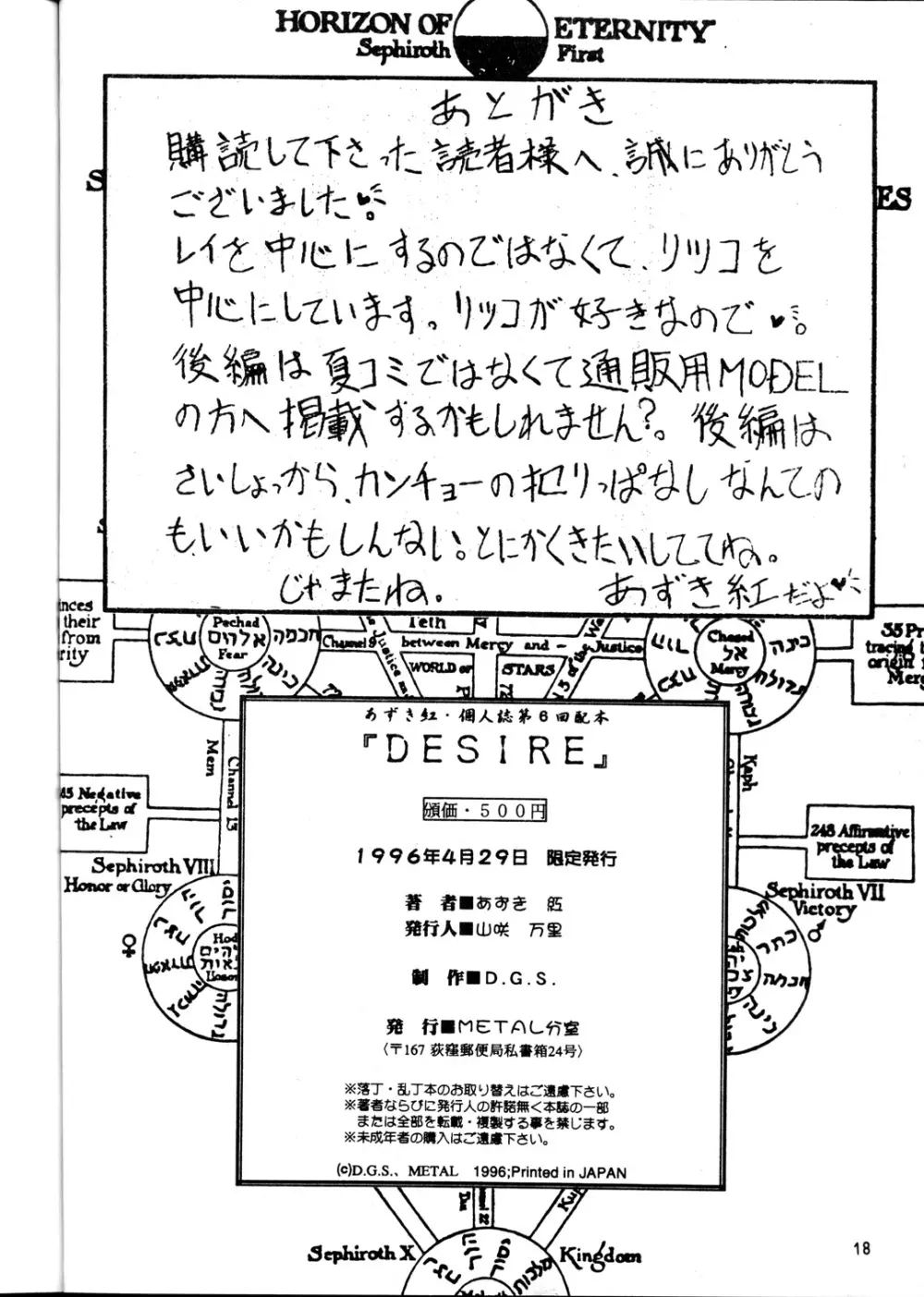 DESIRE 18ページ