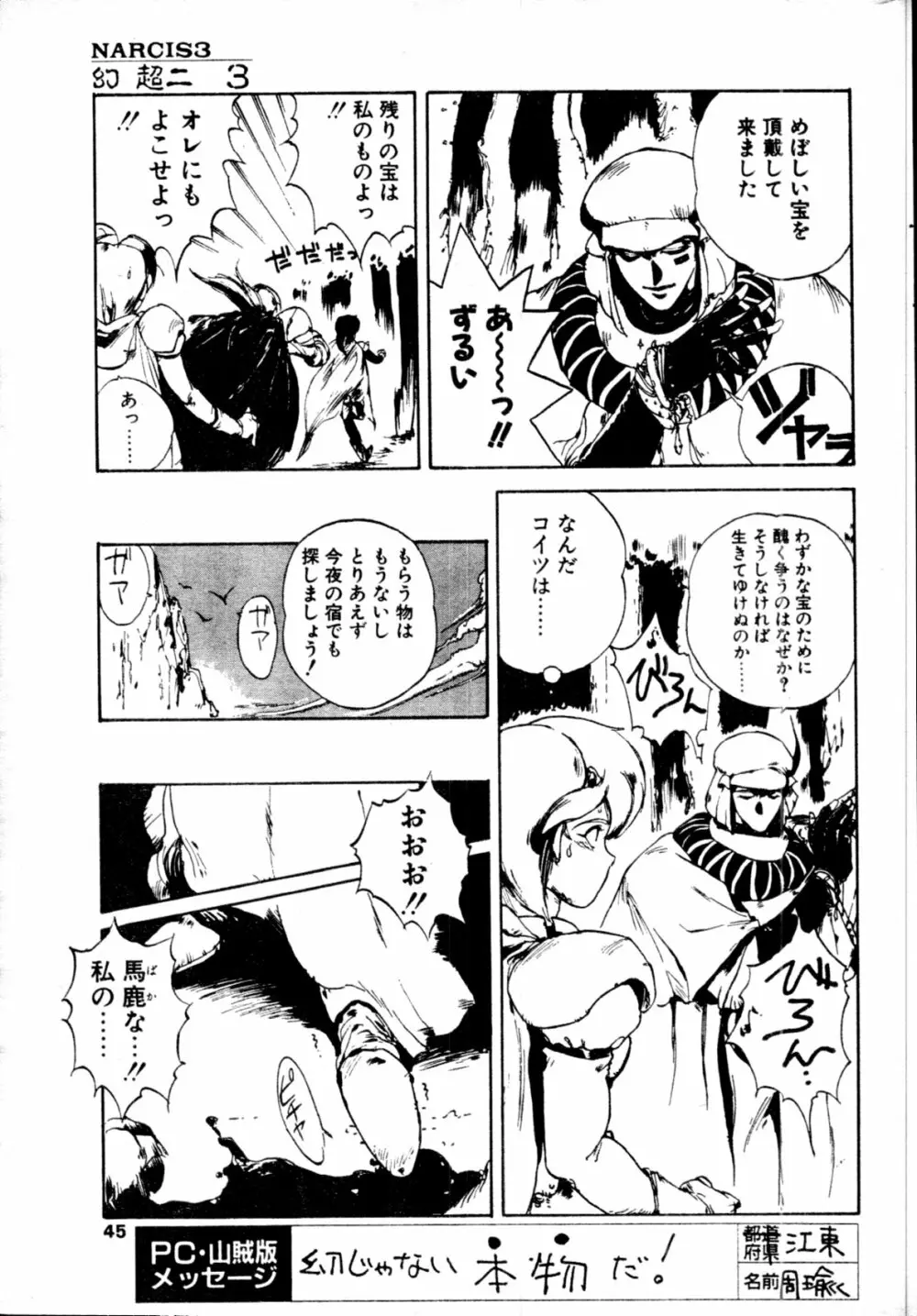 COMIC ペンギンクラブ山賊版 1991年12月号増刊 NARCIS3 幻超二&飛龍乱特集号 44ページ