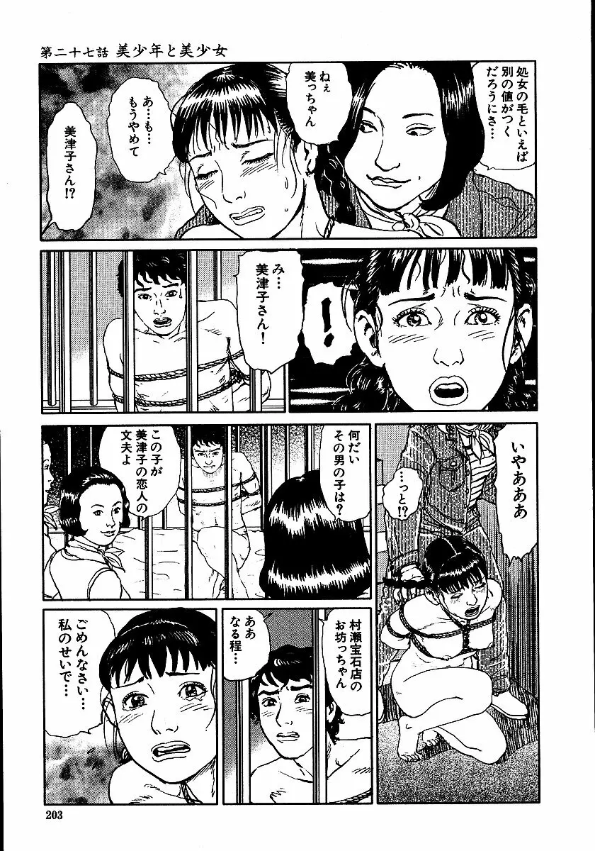 花と蛇 第二集 208ページ