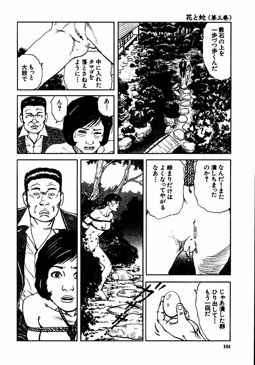 花と蛇 第三集 189ページ