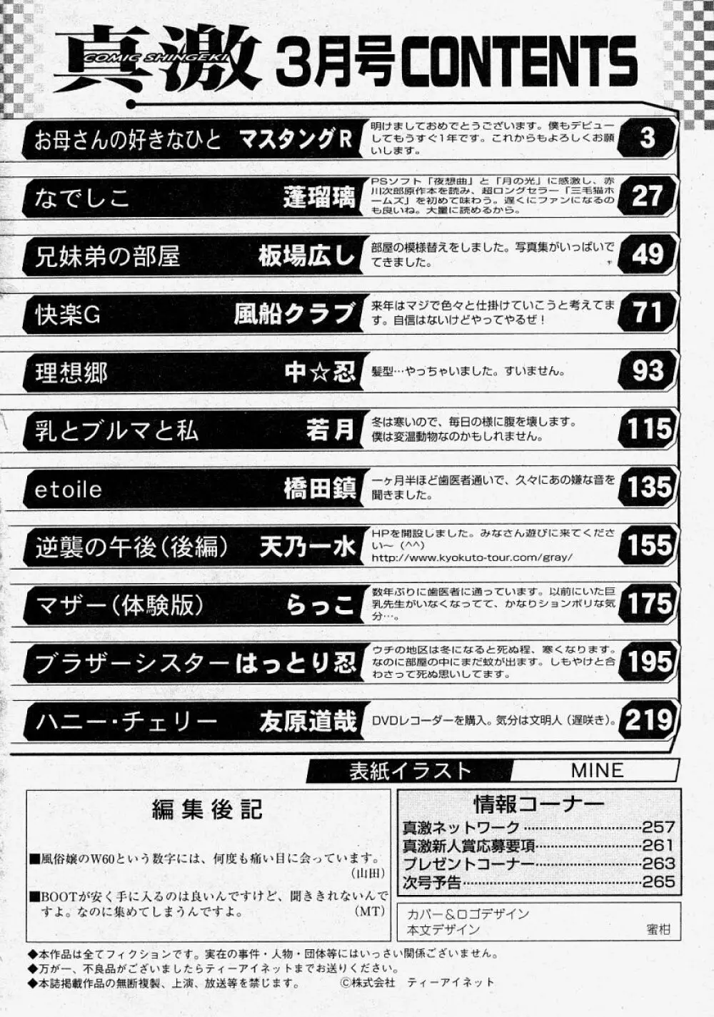 COMIC 真激 2004年3月号 266ページ