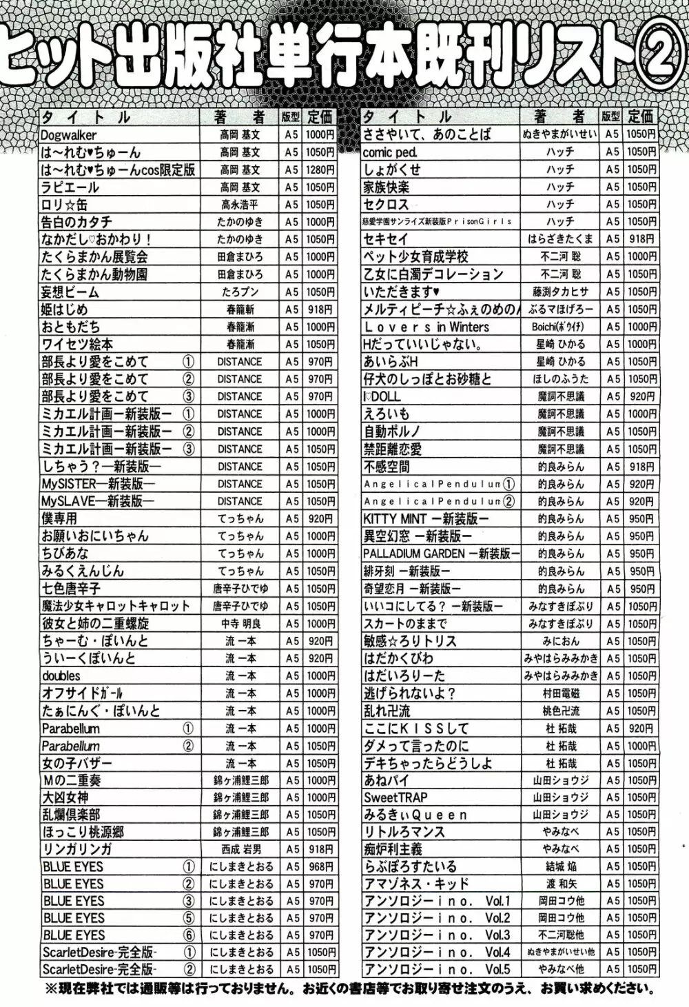 COMIC 阿吽 2011年3月号 500ページ