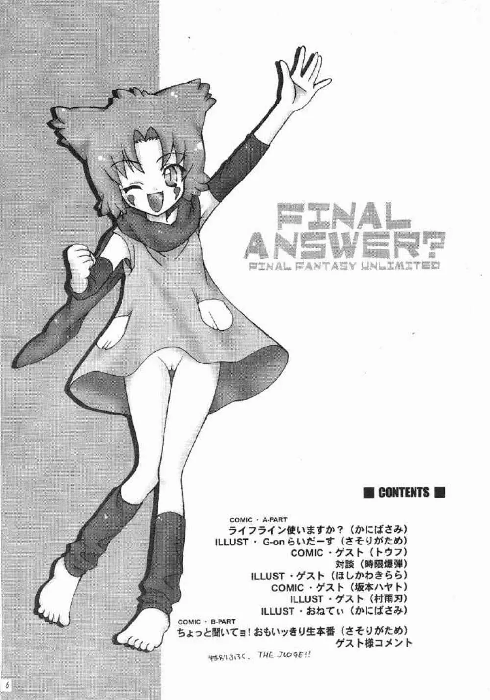 Final Answer 2ページ