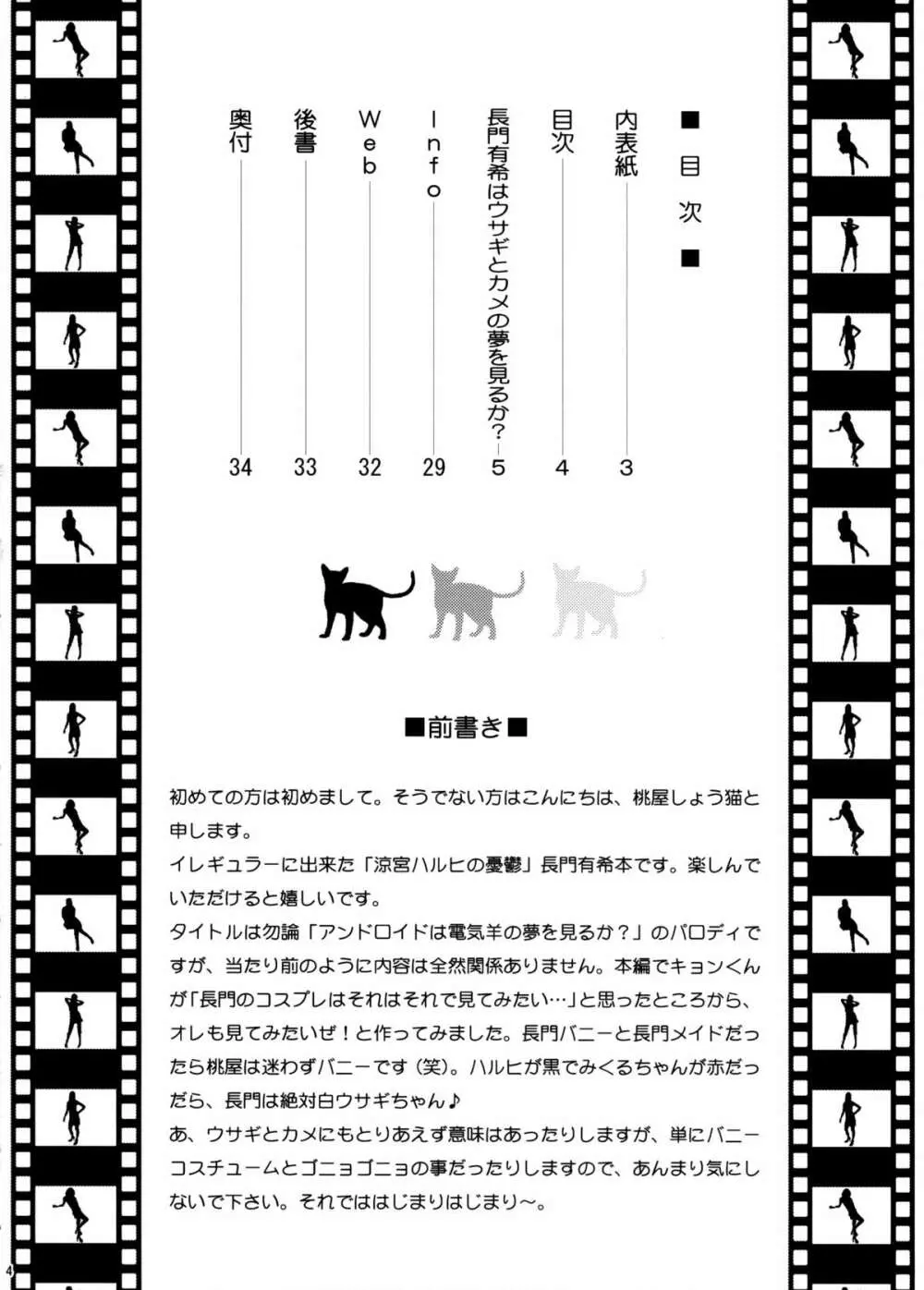 長門有希はウサギとカメの夢をみるか？ 3ページ