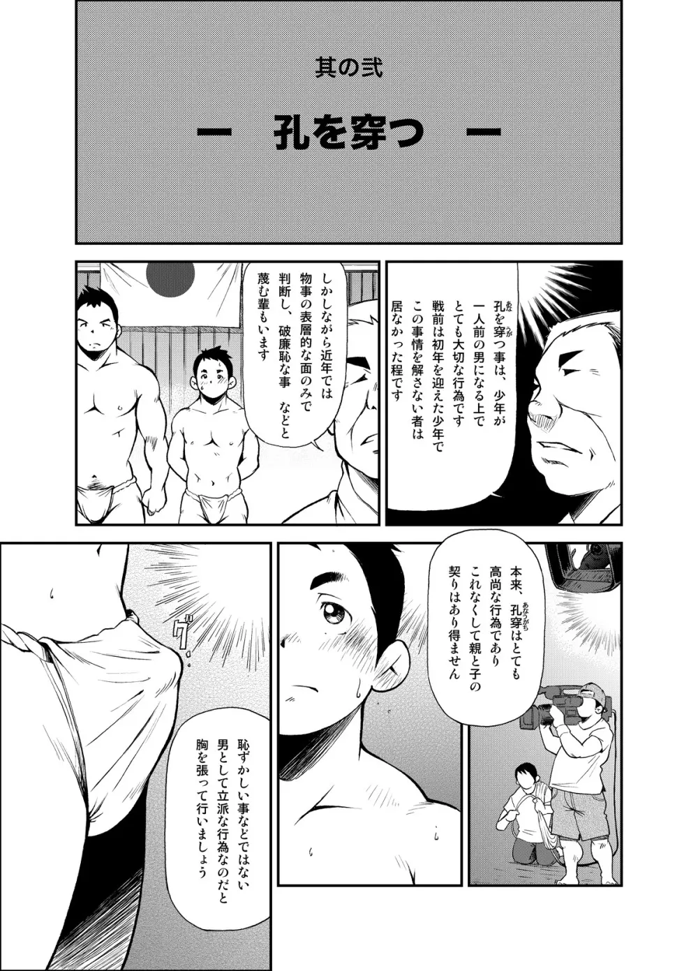 正しい男子の教練法 13ページ