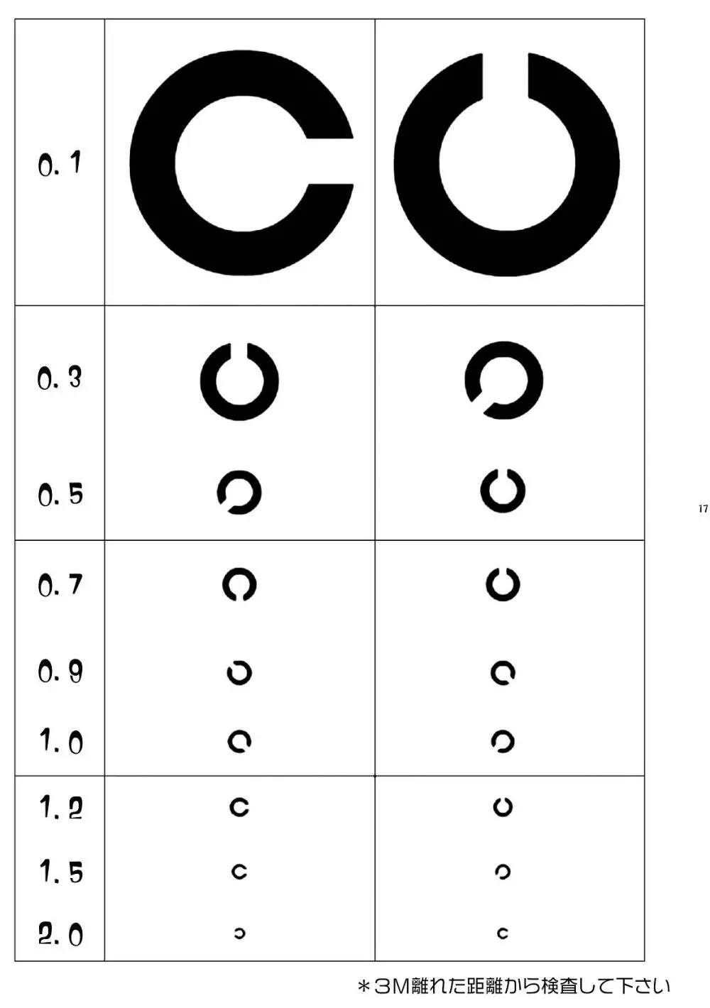 白黒眼鏡 17ページ