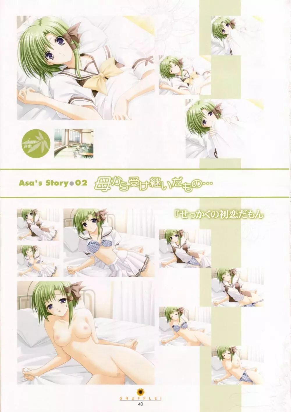 Shuffle! – Visual Fan Book 40ページ