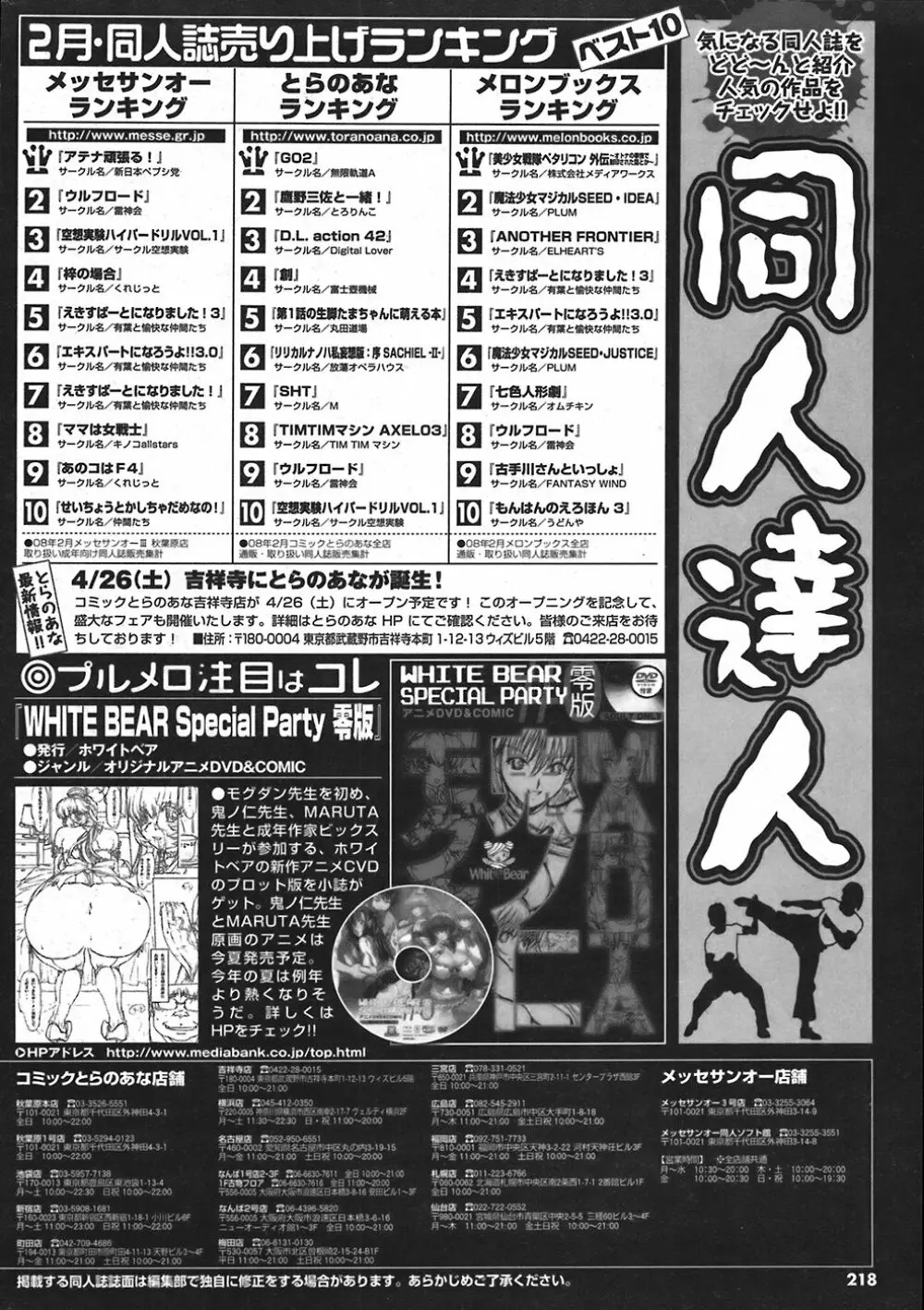 COMIC プルメロ 2008年06月号 vol.18 217ページ