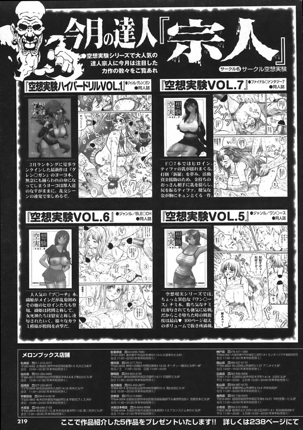 COMIC プルメロ 2008年06月号 vol.18 218ページ