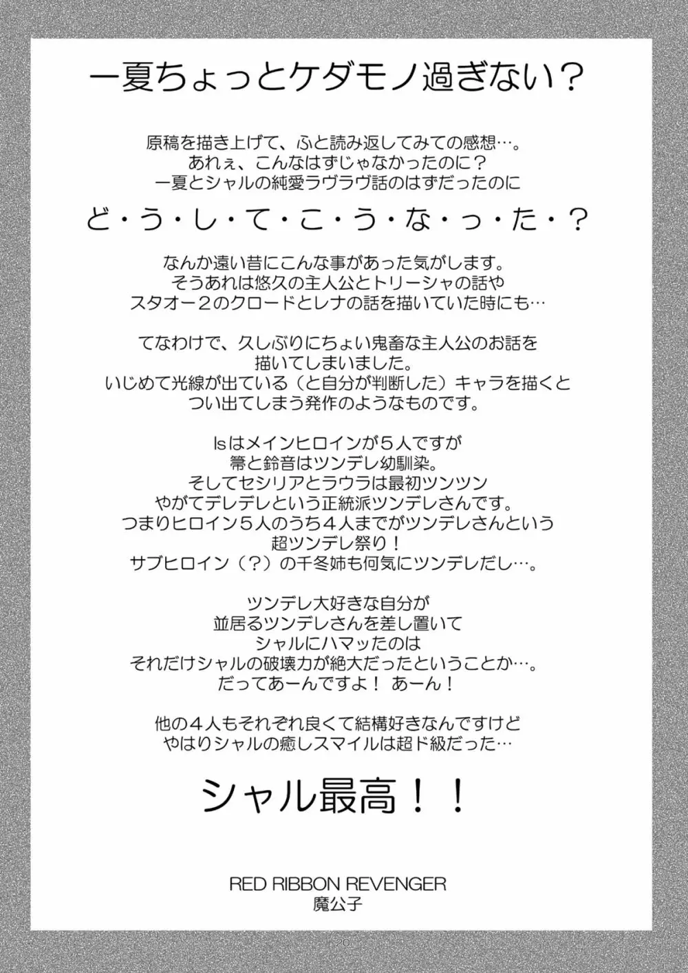 俺とシャルがこんなに乱れるわけがない 19ページ