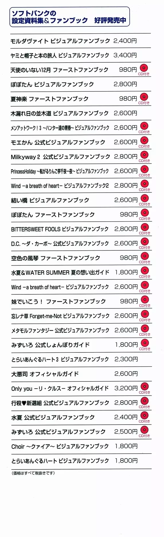 夏神楽 ビジュアルファンブック 120ページ