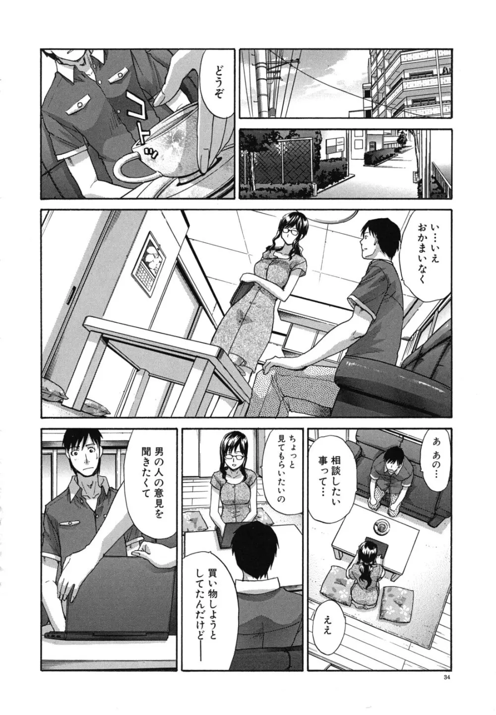 まりこさん -人妻欲情視線- 35ページ