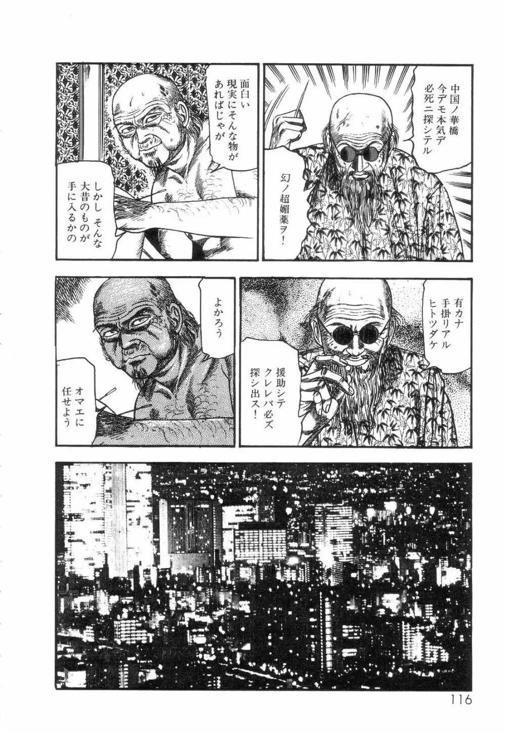 白の黙示録 第2巻 詩音凌辱の章 118ページ