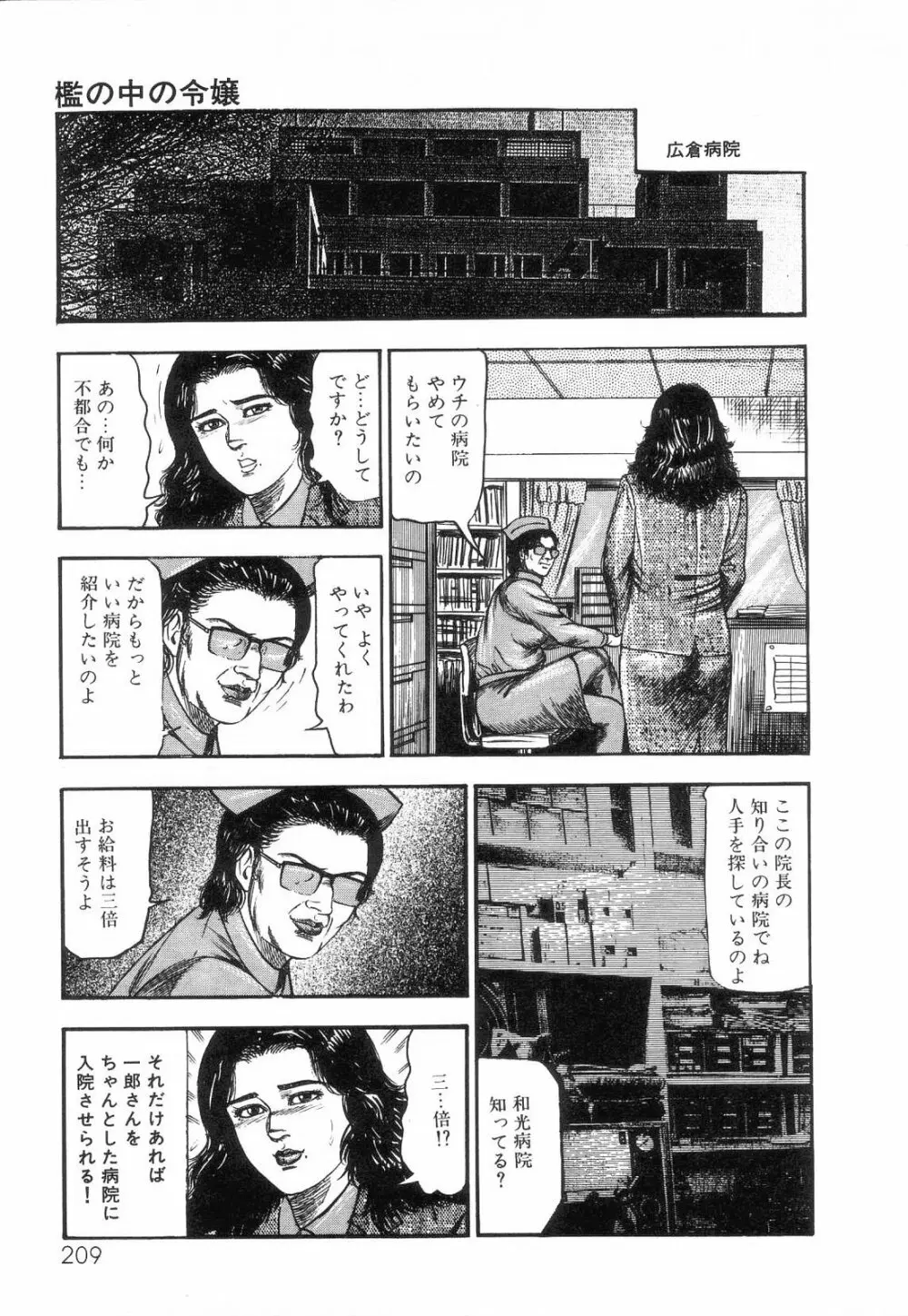 白の黙示録 第2巻 詩音凌辱の章 211ページ