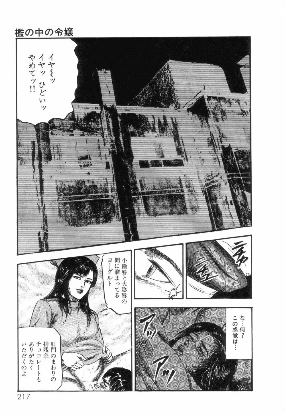 白の黙示録 第2巻 詩音凌辱の章 219ページ