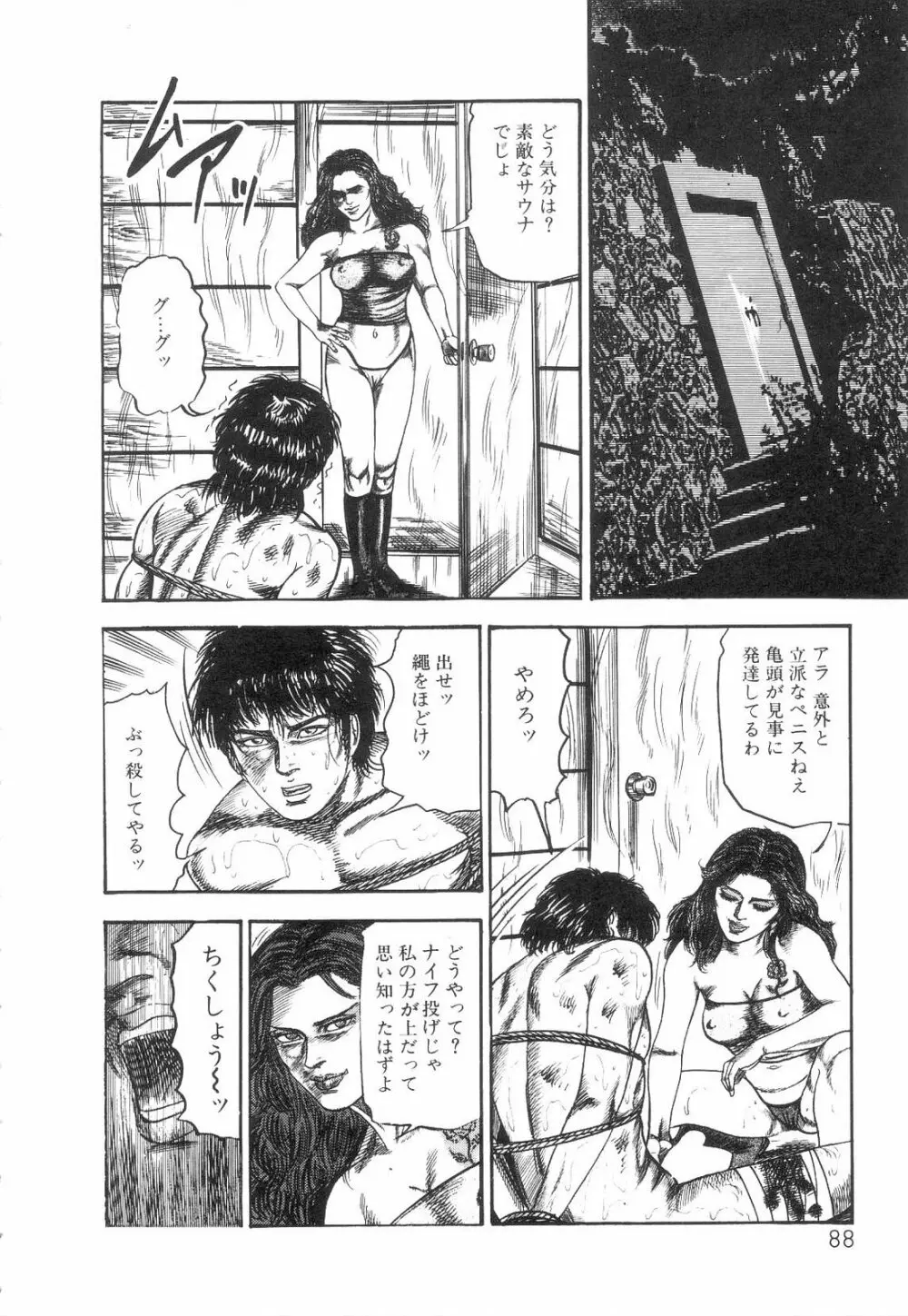 白の黙示録 第2巻 詩音凌辱の章 90ページ