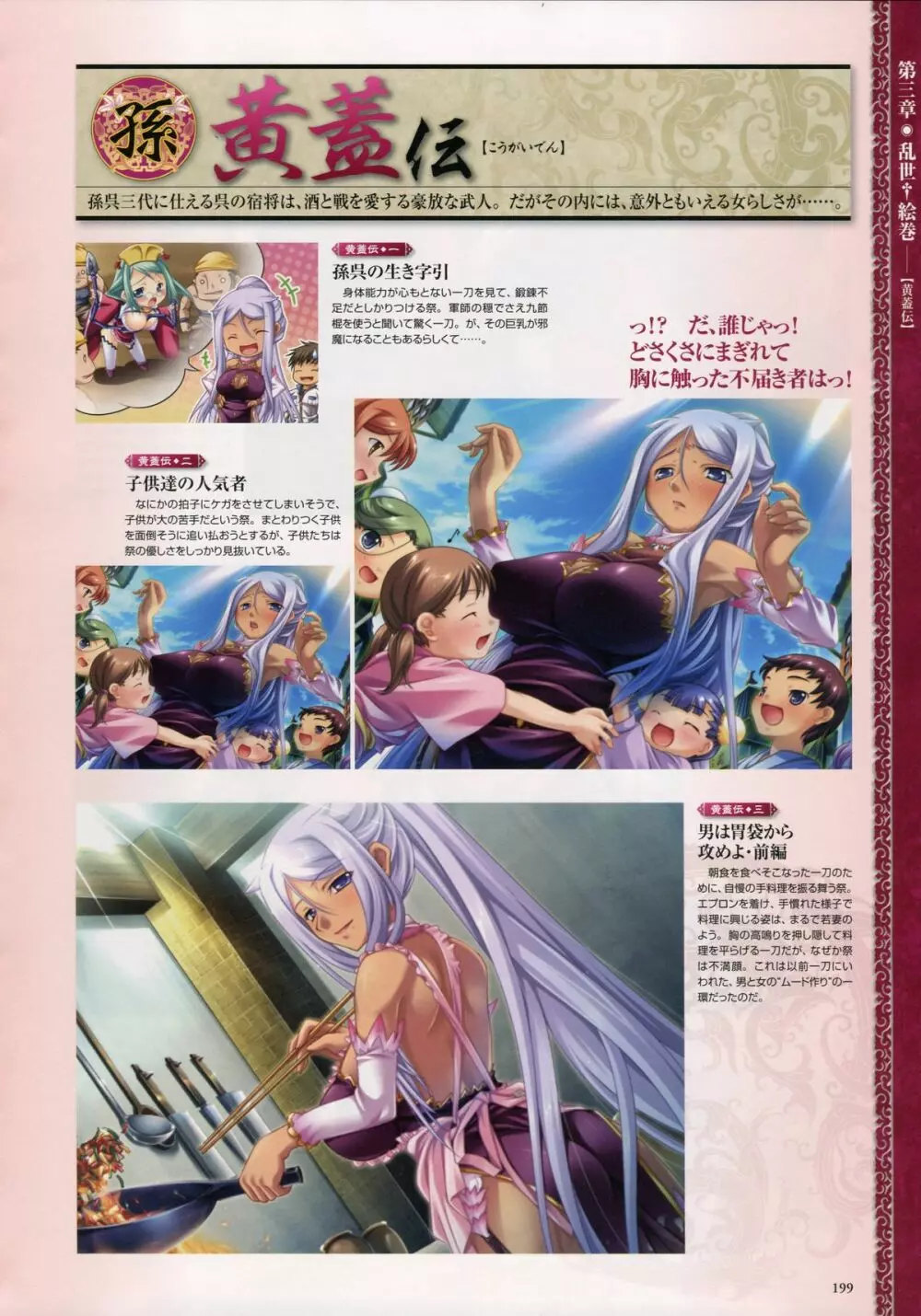 Shin-Koihime Musou Otome Ryouran Sangokushi Engi Perfect Visual Book 185ページ