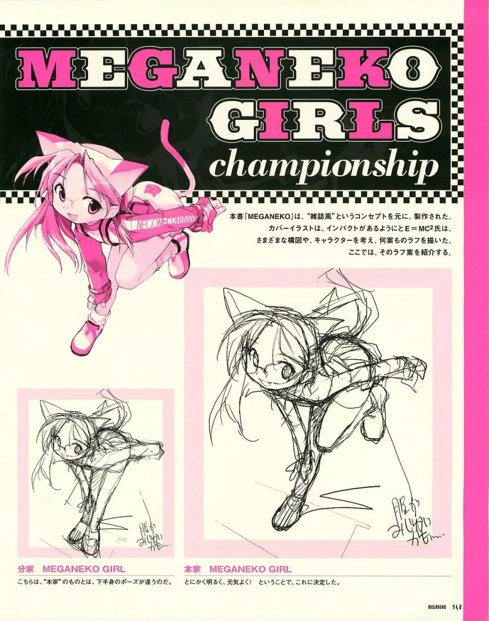 MEGANEKO E=mc2 illustrations 145ページ