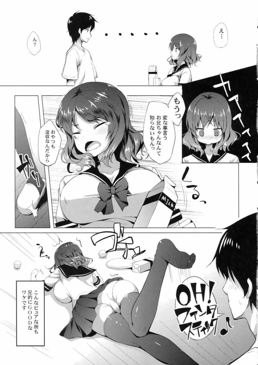 妹とイチャイチャする本 6ページ