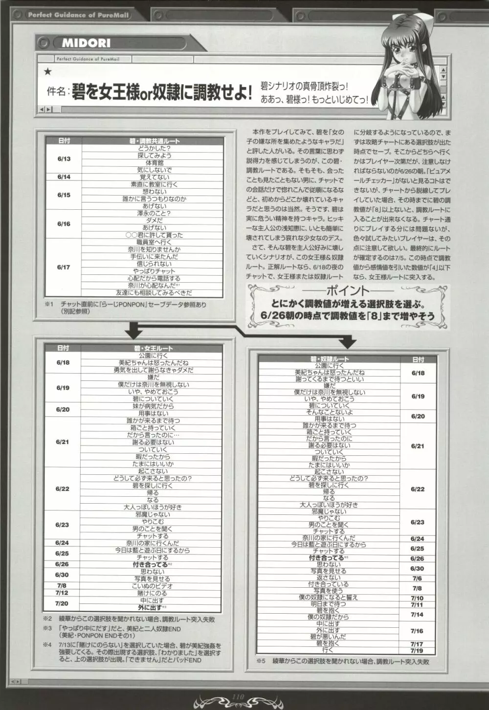 ピュアメール オフィシャルアートワークス 107ページ