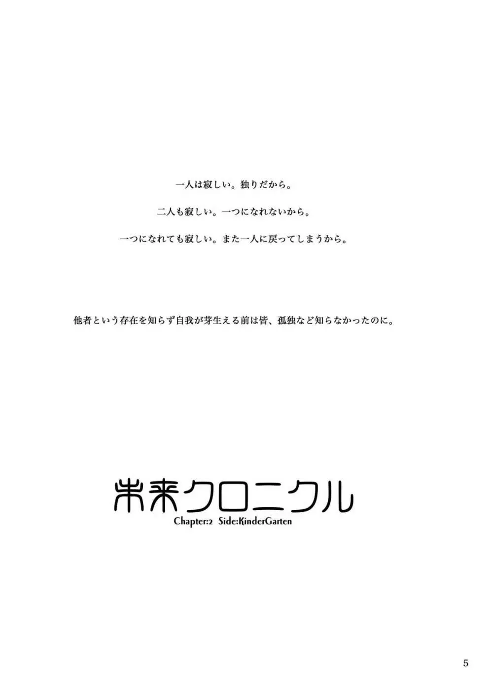 KinderGarten21 再録本I 5ページ