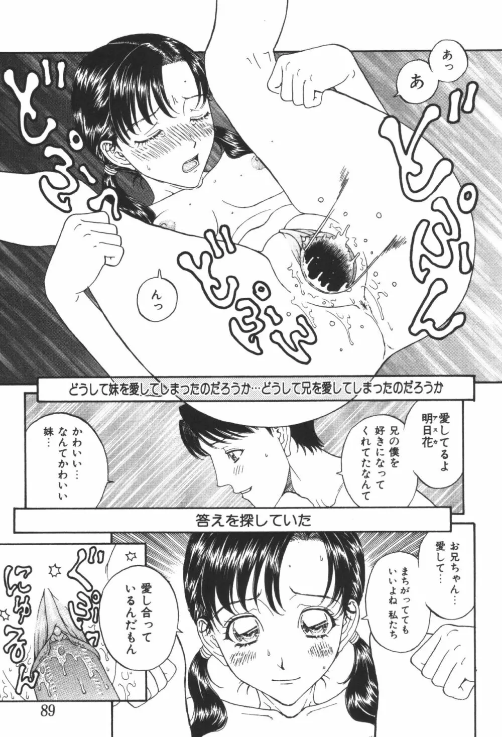 妹恋し 第06巻 実兄妹近親相姦 91ページ