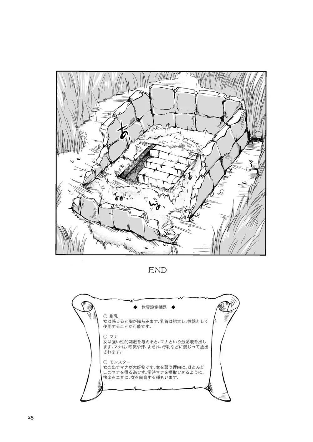 The 全滅END 吸収回廊～丸呑みLEECH～ 24ページ