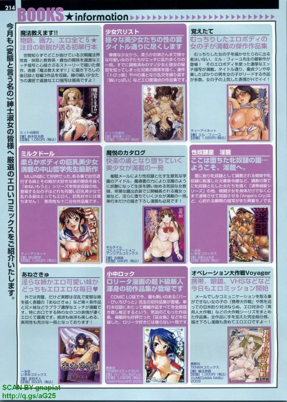 パソコンパラダイス 2009年8月号 Vol.207 214ページ